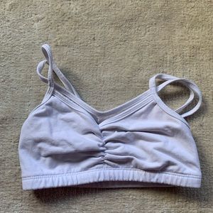 Five the label dancewear top white mesh underlay bra top super cute  yL